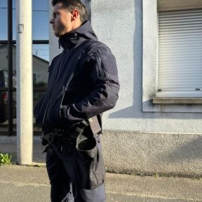 Giacca softshell ripstop Dutycall - Blu Marine - GK