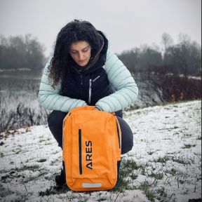 Mochila impermeável Miami - Laranja - Ares
