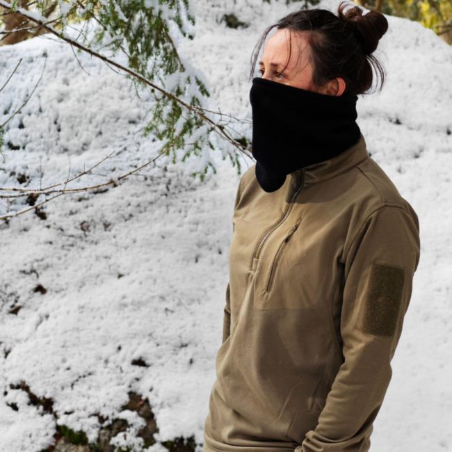 Tactische geruite fleece Hirta - Coyote - Highlander