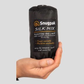 Seidenschlafsackinnenschlafsack - Schwarz - Snugpak