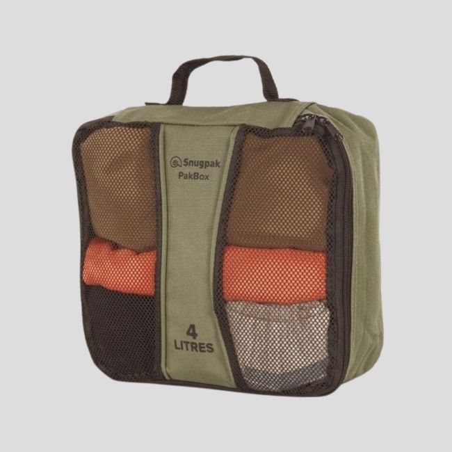 Pochette de rangement mesh PakBox 4L - Vert Olive - Snugpak