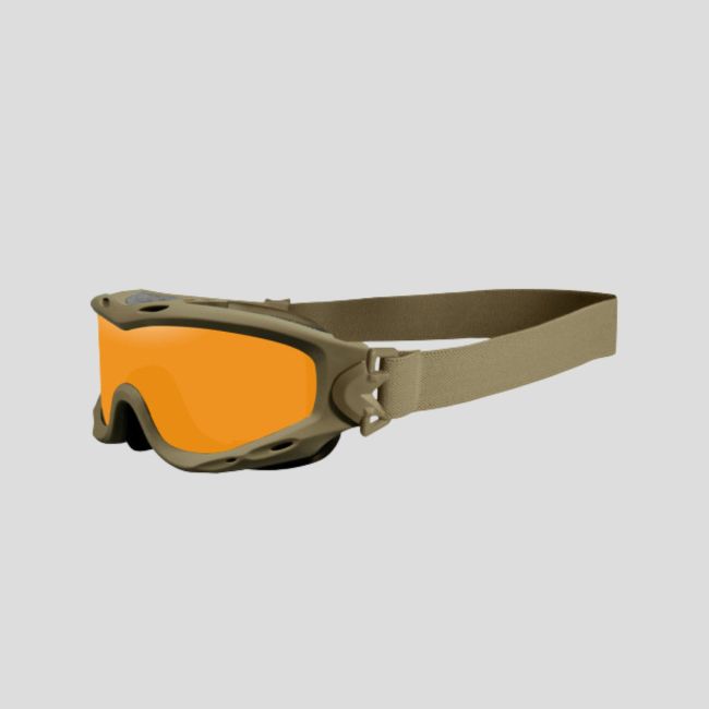 Balistisch beschermingsmasker Spear (kit 3 glazen Grijs/Kleurloos/Roestig) - Tan - Wiley X