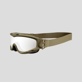 Masque de protection balistique Spear tan écrans fumé/incolore - Wiley X