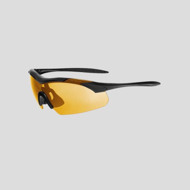 Ballistische Schutzbrille Vapor (3-Gläser-Set Grau/Klar/Rostbraun) - Schwarz - Wiley X