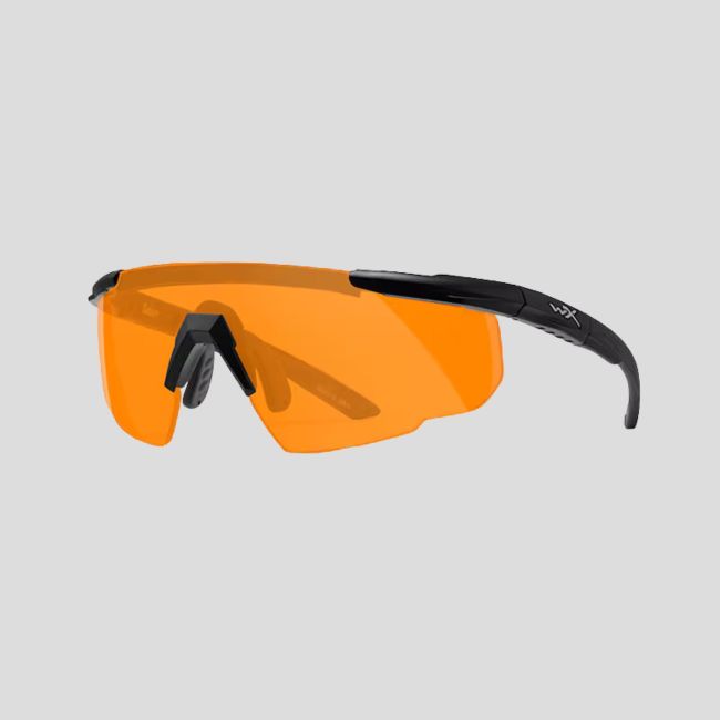 Ballistische Schutzbrille Saver Advanced (Rostbraunes Glas) - Schwarz - Wiley X