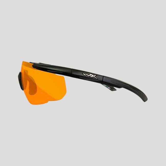 Occhiali di protezione balistica Saver Advanced (vetro Rugginoso) - Nero - Wiley X