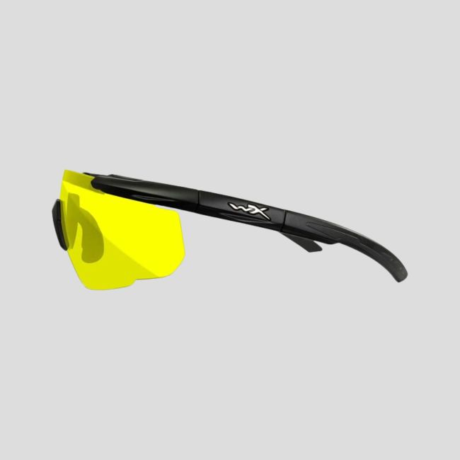 Occhiali di protezione balistica Saver Advanced (vetro Giallo) - Nero - Wiley X