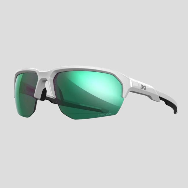 Zonnebril Jakl (Captivate™ gepolariseerde en groene spiegelglazen) - Wit - Wiley X