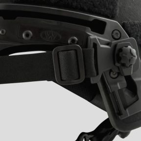 Sistema de fixação em capacete Team Wendy para máscara Spear/Nerve - Preto - Wiley X