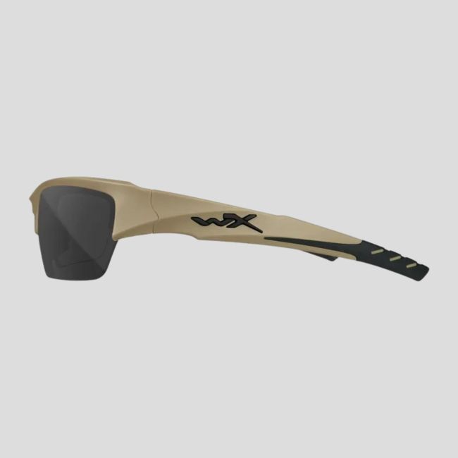 Occhiali di protezione balistica Valor (kit 3 lenti Grigio/Incolori/Ruggine) - Tan - Wiley X
