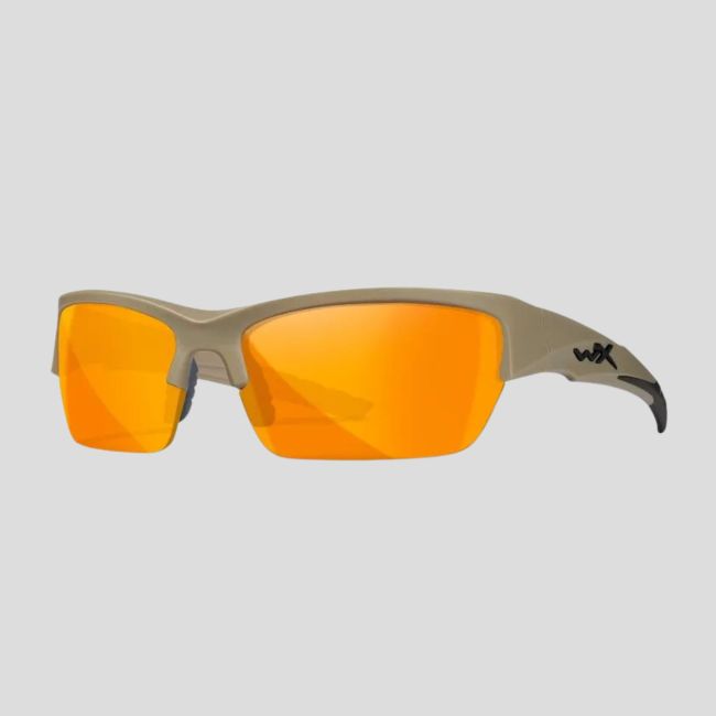 Ballistische veiligheidsbril Valor (kit 3 glazen Grijs/Kleurloos/Roestbruin) - Tan - Wiley X