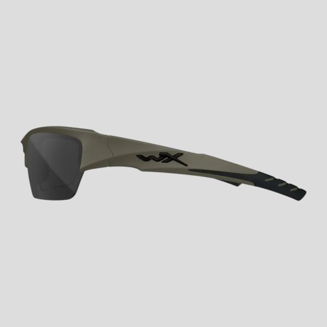 Lunettes de protection balistique Valor (kit 3 verres Gris/Incolores/Rouillés) - Vert Olive - Wiley X