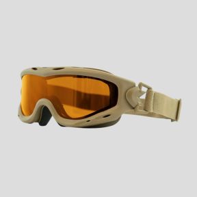 Masque de protection balistique Spear Dual Lense (kit 3 verres Gris/Incolore/Rouillé) - Tan - Wiley X
