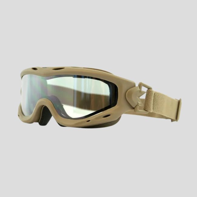 Máscara de protección balística Spear Dual Lense (kit 3 lentes Gris/Incoloro/Óxido) - Tan - Wiley X