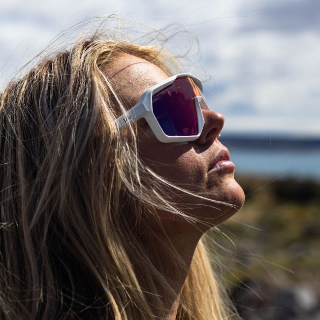 Sonnenbrille Citadel (Glas Captivate™ Spiegel Rot) - Weiß - Wiley X