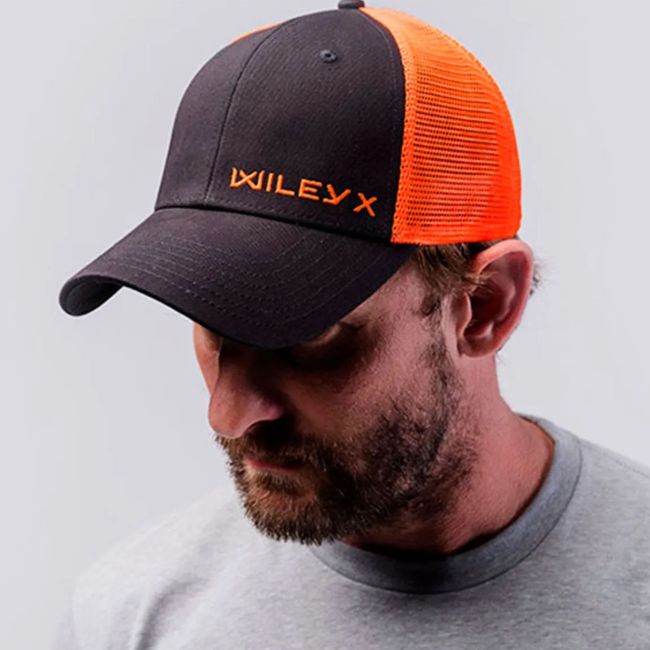 Casquette camionneur - Gris Foncé/Orange - Wiley X