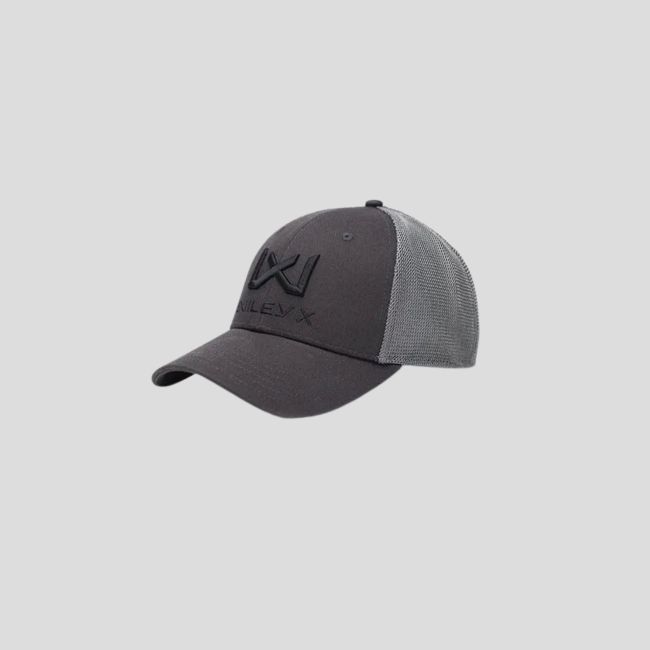 Czapka trucker z logo Czarny - Ciemny Szary/Szary - Wiley X