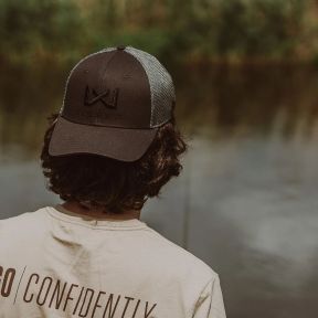 Czapka trucker z logo Czarny - Ciemny Szary/Szary - Wiley X