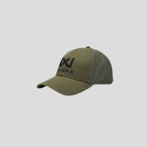 Casquette camionneur avec logo Noir - Vert Olive - Wiley X