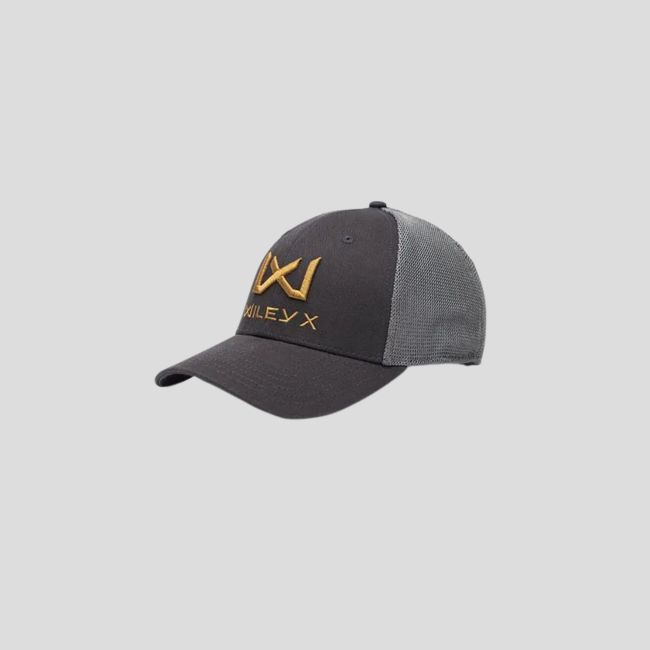Casquette camionneur avec logo Tan - Gris Foncé/Gris - Wiley X