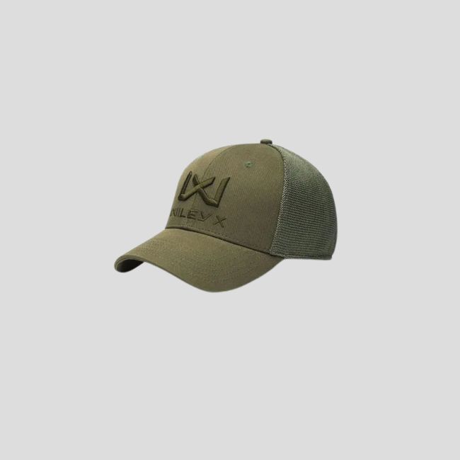 Berretto da camionista con logo Verde Oliva - Verde Oliva - Wiley X