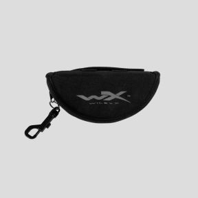 Półsztywne etui na zamek Molle na okulary - Czarny - Wiley X