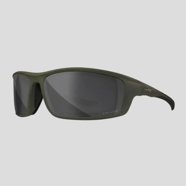Occhiali di protezione balistica Grid (lenti Captivate™ polarizzate Grigie) - Verde Oliva - Wiley X