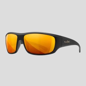 Lunettes de protection balistique Omega (verres Captivate™ polarisés et miroirs Bronzés) - Noir - Wiley X
