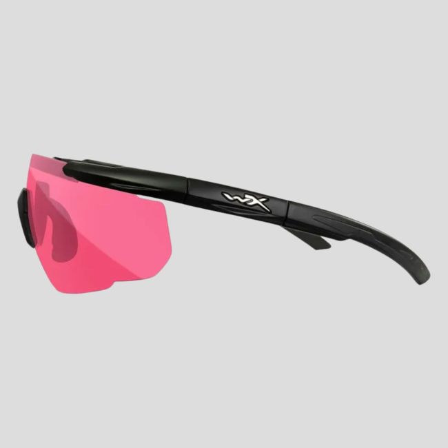 Okulary ochronne balistyczne Saver Advanced (soczewka Karmazynowa) - Czarny - Wiley X