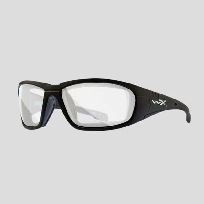 Occhiali di protezione Boss (lenti incolori) - Nero - Wiley X