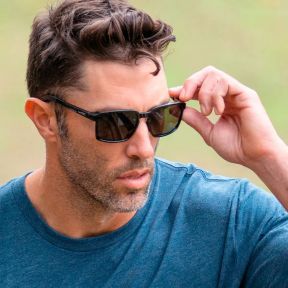 Sonnenbrille Alfa (Captivate™ polarisierte graue Gläser) - Schwarz - Wiley X
