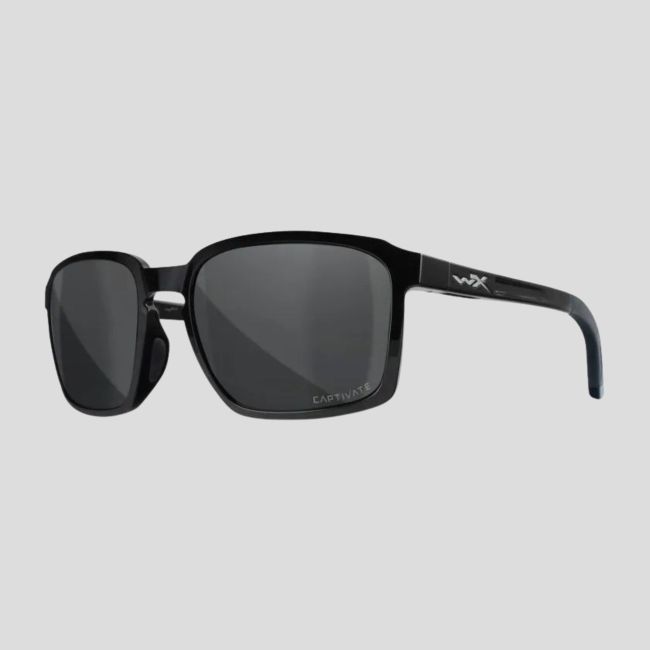Occhiali da sole Alfa (lenti Captivate™ polarizzati Grigio) - Nero - Wiley X