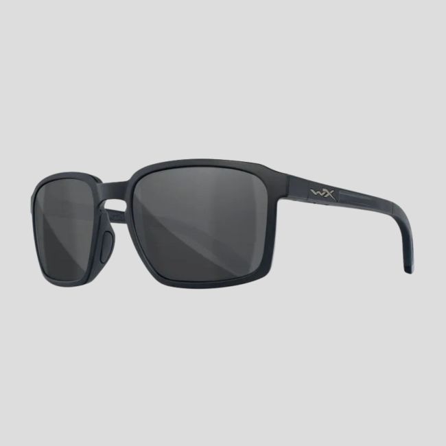Lunettes de soleil Alfa (verres Gris) - Noir - Wiley X
