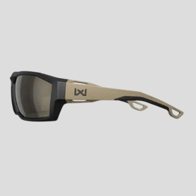 Gafas de sol Alpine (cristales Captivate™ polarizados y espejo Gris Tungsteno) - Negro/Tan - Wiley X