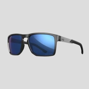 Lunettes de soleil Apex (verres Captivate™ polarisés et miroirs Bleus) - Gris/Noir - Wiley X