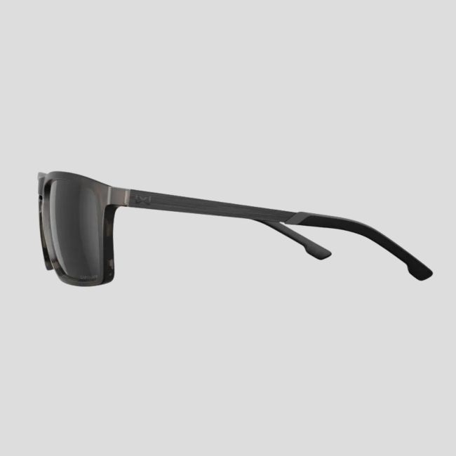 Lunettes de soleil Axe (verres Captivate™ polarisés et miroirs Noirs) - Marron Tacheté/Noir - Wiley X