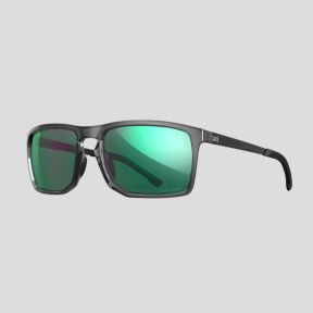 Gafas de sol Axe (lentes Captivate™ polarizados y espejos Verdes) - Gris Transparente/Gris - Wiley X