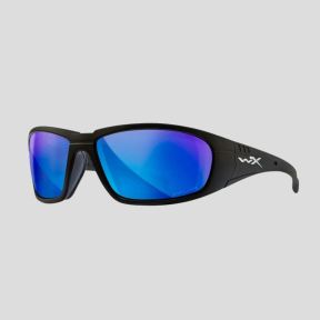 Gafas de sol Boss (lentes Captivate™ polarizados y espejos Azules) - Negro - Wiley X