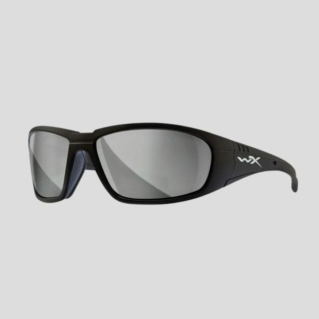 Sonnenbrille Boss (Gläser Siver Flash Grau) - Schwarz - Wiley X