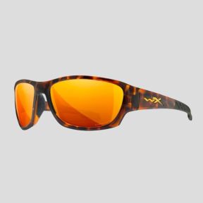 Gafas de sol Climb (cristales Captivate™ polarizados y espejos Bronceados) - Marrón Jaspeado - Wiley X