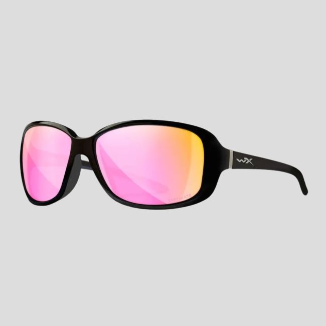 Damen-Sonnenbrille Affinity (Captivate™ polarisierte und rosa/goldene Verspiegelungsgläser) - Schwarz - Wiley X