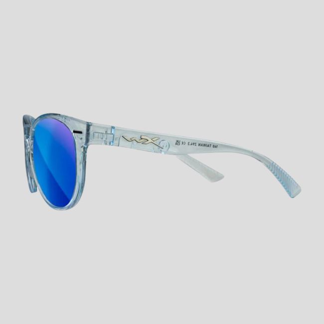 Lunettes de soleil femme Covert (verres Captivate™ polarisés et miroirs Bleus) - Bleu Clair Transparent - Wiley X