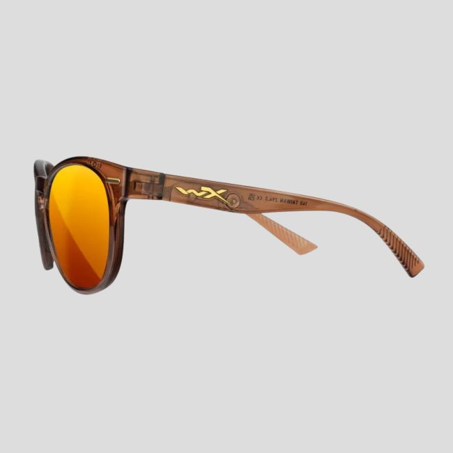 Lunettes de soleil femme Covert (verres Captivate™ polarisés et miroirs Bronzés) - Marron Transparent - Wiley X