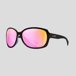 Óculos de sol femininos Mystique (lentes Captivate™ polarizadas e espelhos Rosas/Dourados) - Castanho - Wiley X