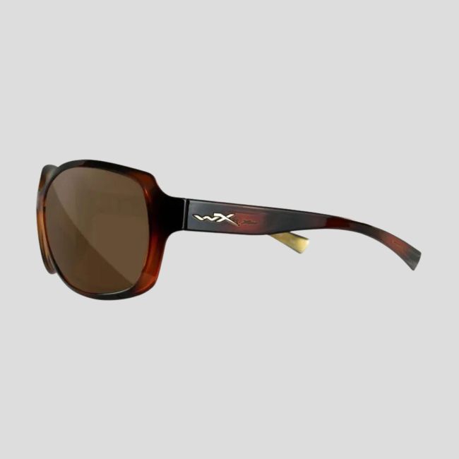Óculos de sol femininos Mystique (lentes Castanhas) - Castanho Manchado - Wiley X