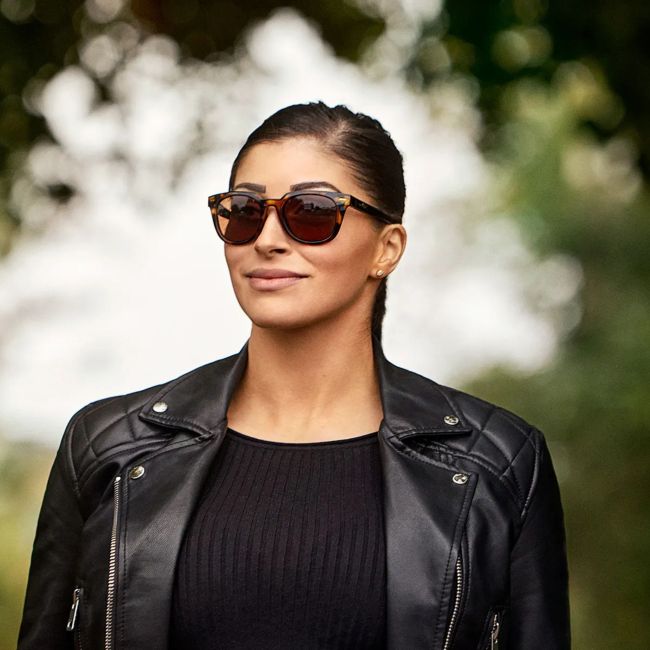Gafas de sol mujer Ultra (cristales Captivate™ polarizados Cobrizos) - Marrón Moteado/Negro - Wiley X