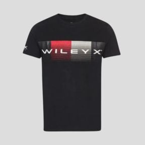 T-shirt Core Dot Pattern - Noir - Wiley X