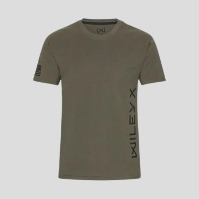 T-shirt Canyon z logo na boku Oliwkowa Zieleń - Szałwiowa Zieleń - Wiley X