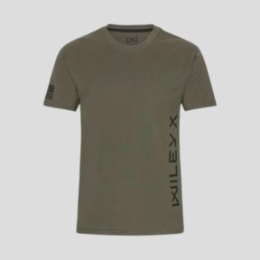 T-shirt Canyon z logo na boku Oliwkowa Zieleń - Szałwiowa Zieleń - Wiley X
