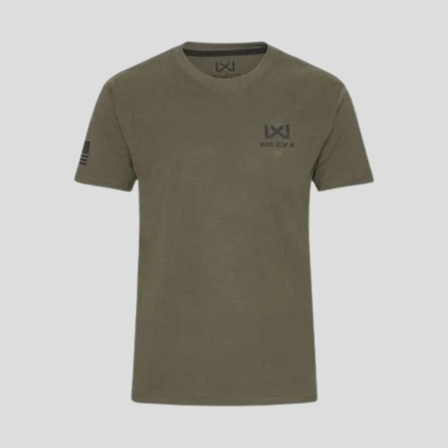 T-shirt Canyon com logótipo coração Verde Olive - Verde Sálvia - Wiley X